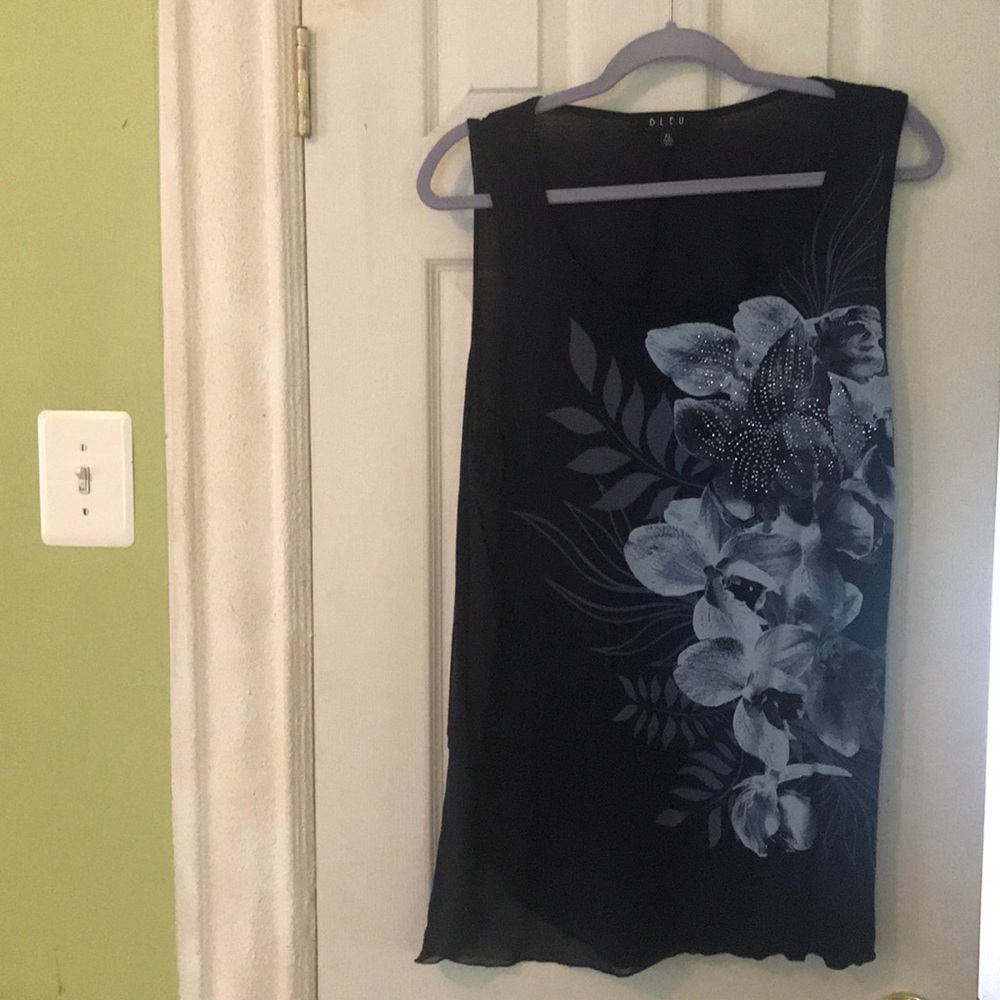 B.L.E.U. Sleeveless tunic made in USA (3)